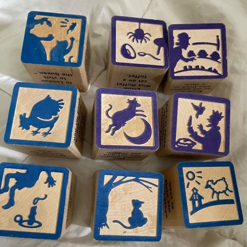 Uncle Goose - Nursery Rhyme Blocks - 9 blocks